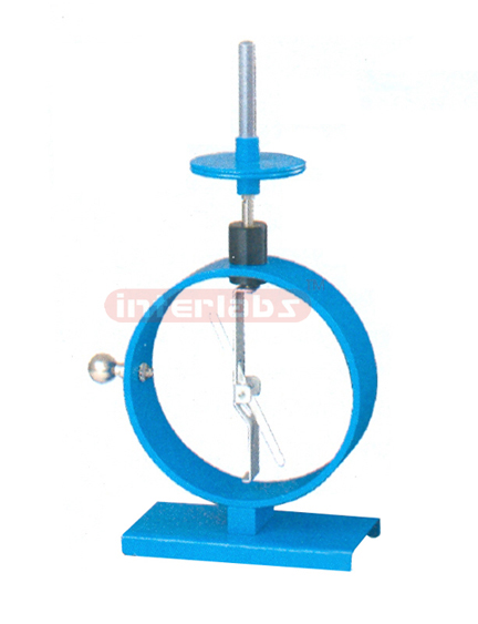 ELECTROSCOPE, IN CIRCULAR METAL CASE